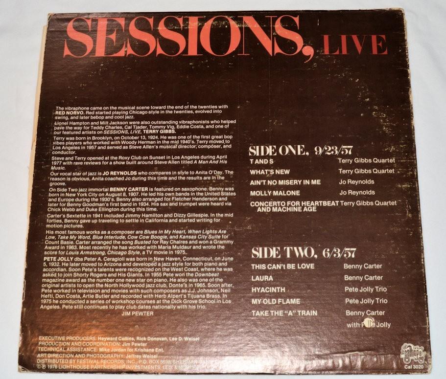 Gibbs, Terry - Sessions Live