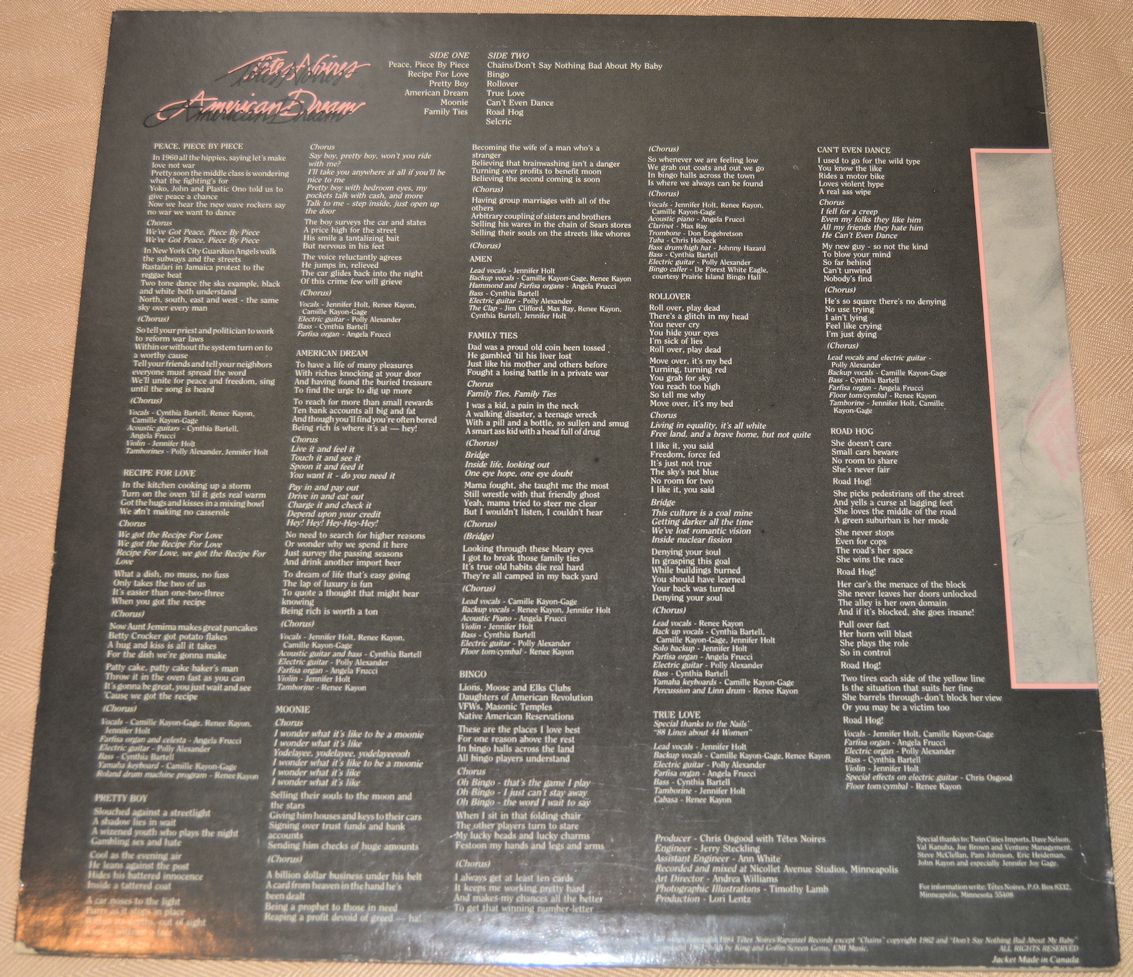 Tetes Noires - American Dream