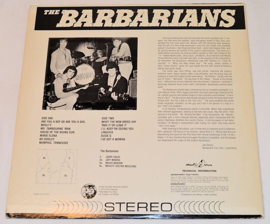 Barbarians, The - The Barbarians