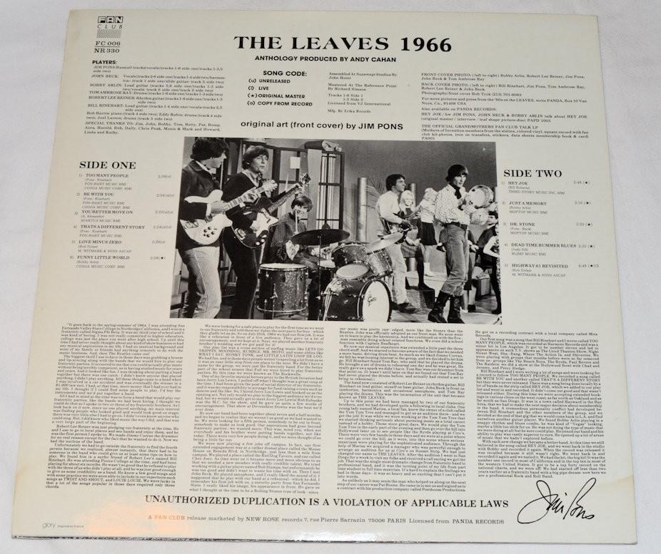 Leaves, The - 1966