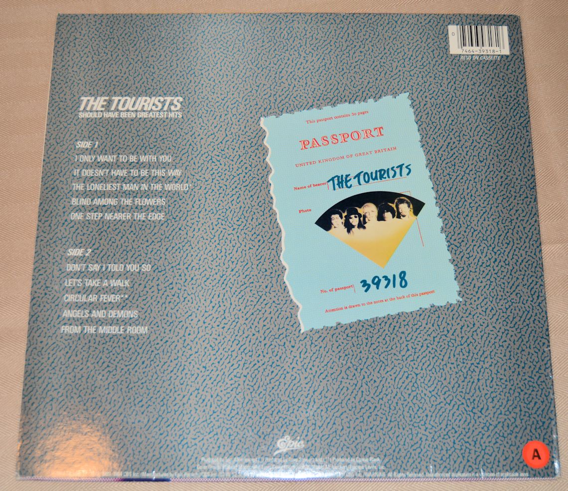 Tourists - Should Have Been Greatest Hits