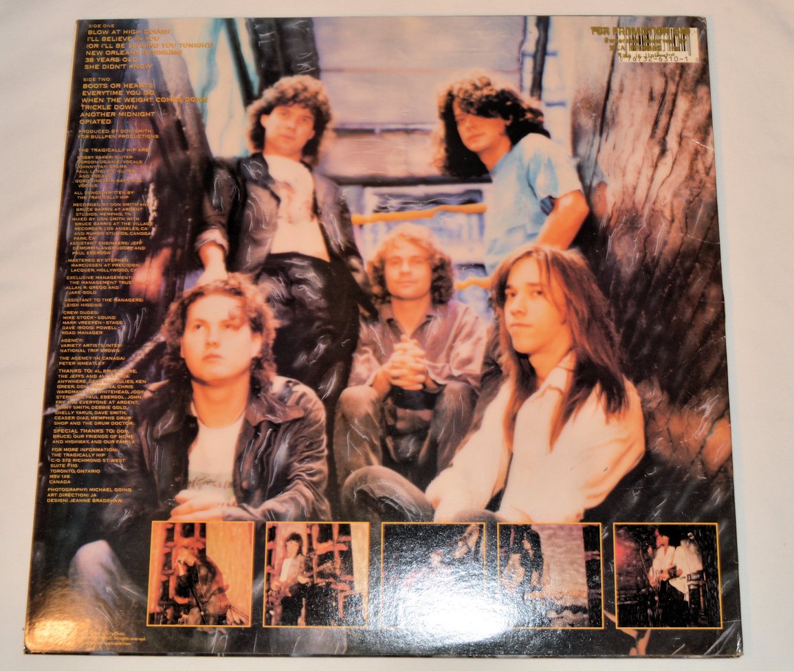 Tragically Hip, The - Up To Here