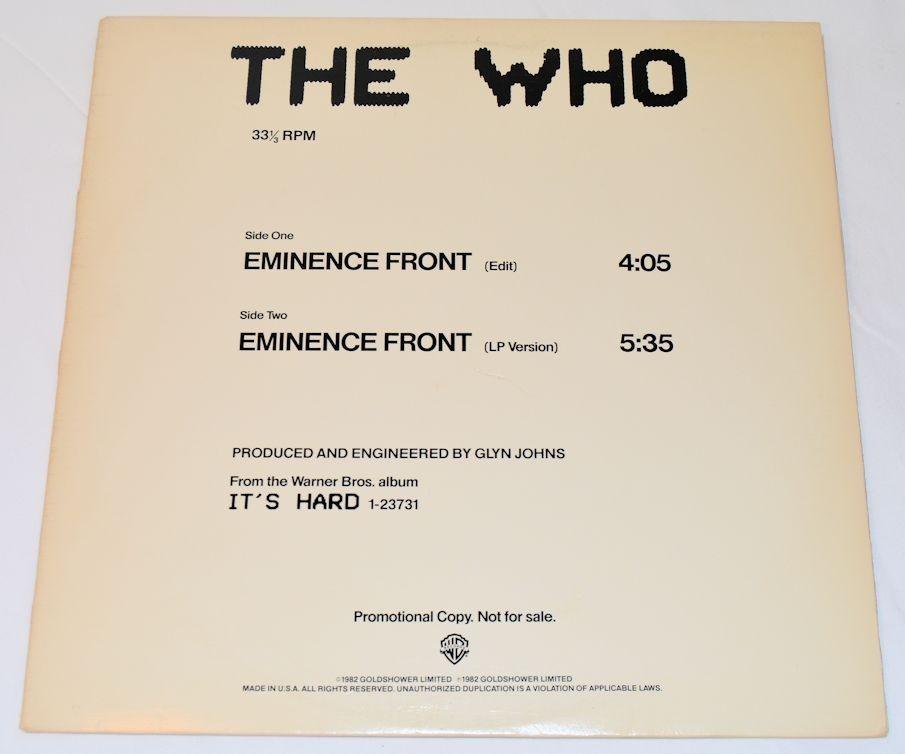 Who, The - Eminence Front