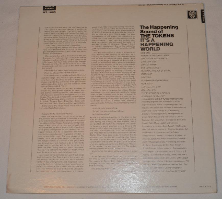 Tokens, The - It's A Happening World