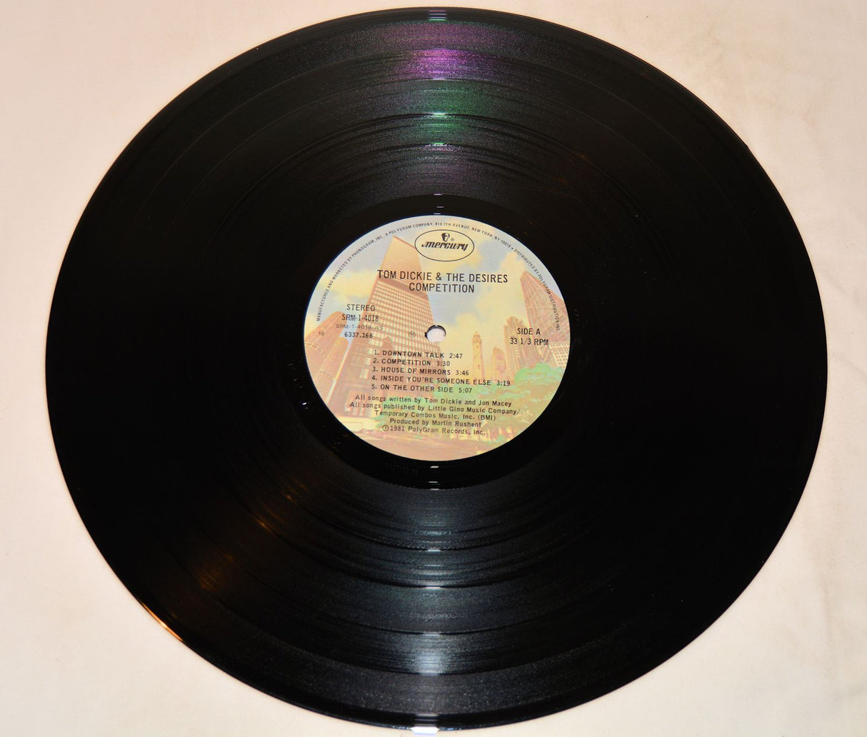 Dickie, Tom - Competition