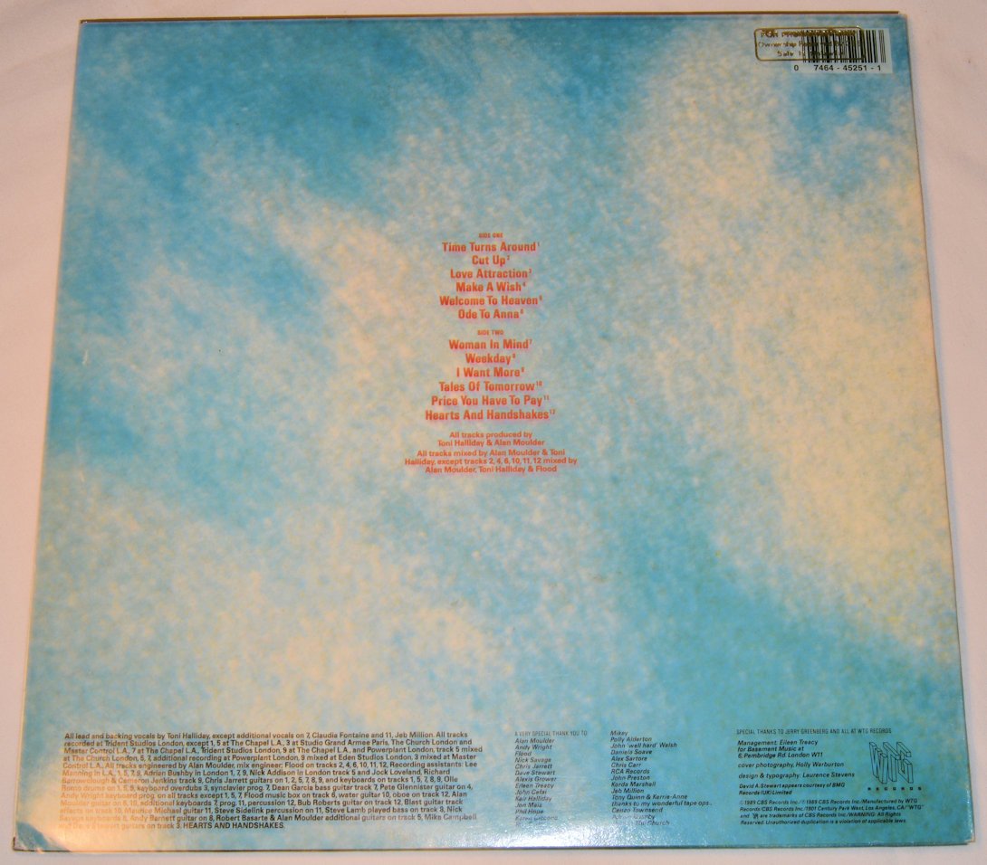 Halliday, Toni - Hearts And Handshakes