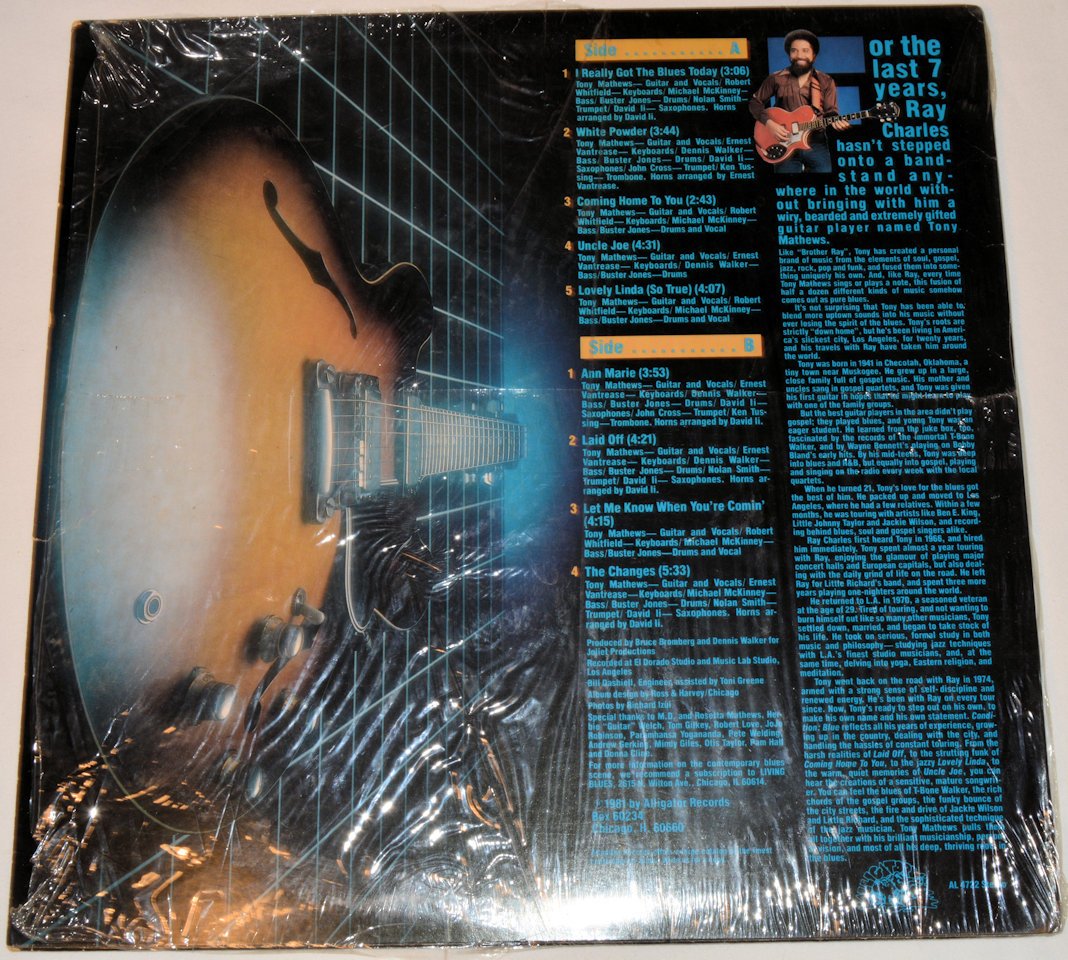 Mathews, Tony - Condition: Blue