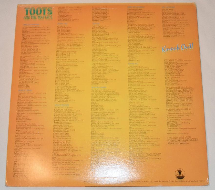 Toots & The Maytals - Knock Out