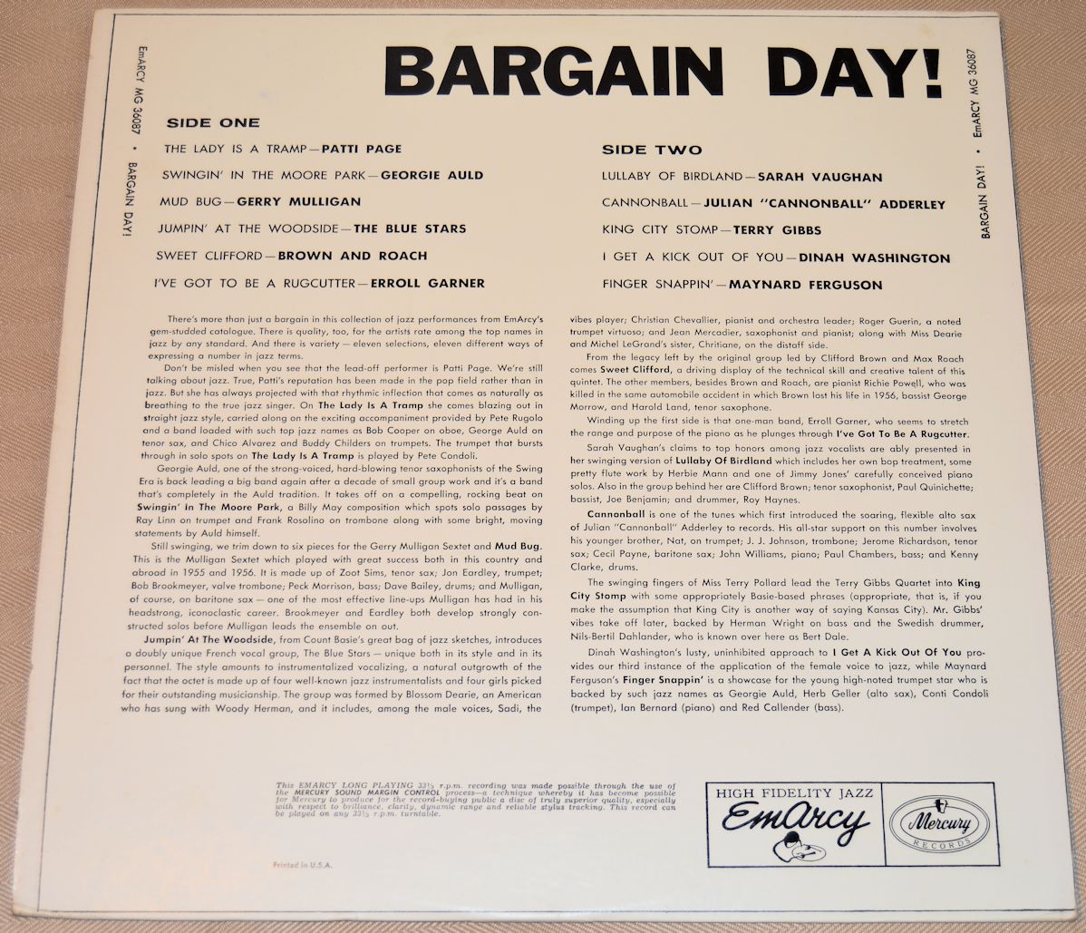 Various - Today Is Bargain Day