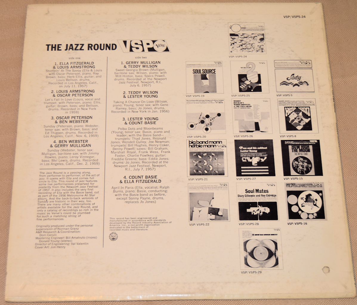 Various - The Jazz Round