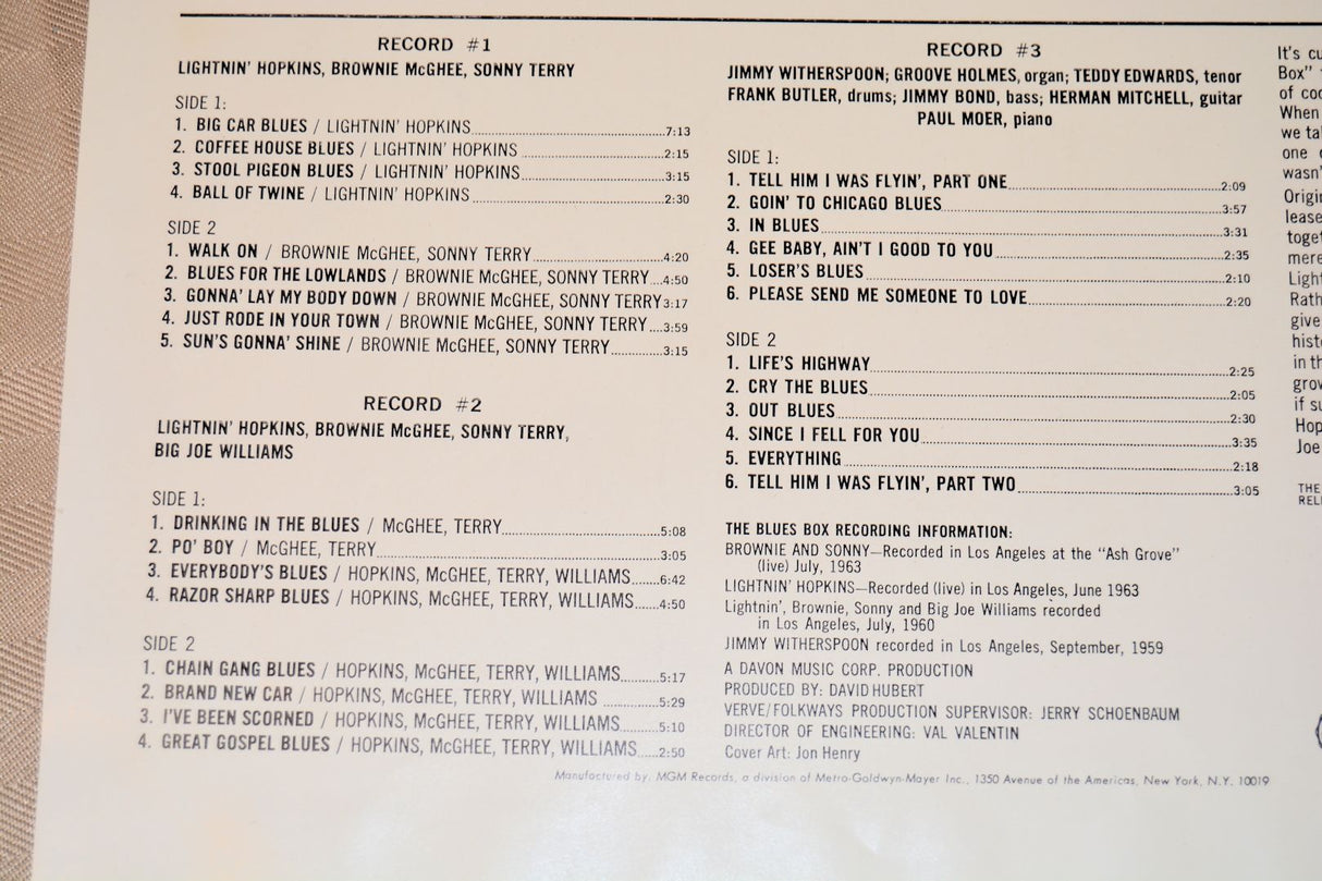 Various - The Blues Box (Verve)