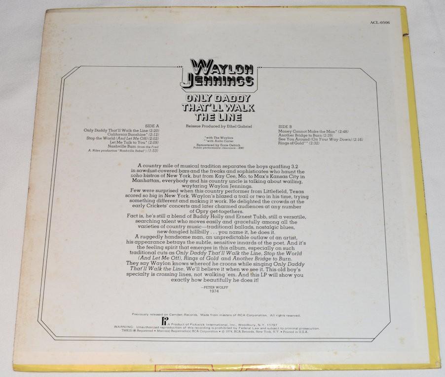 Jennings, Waylon - Only Daddy