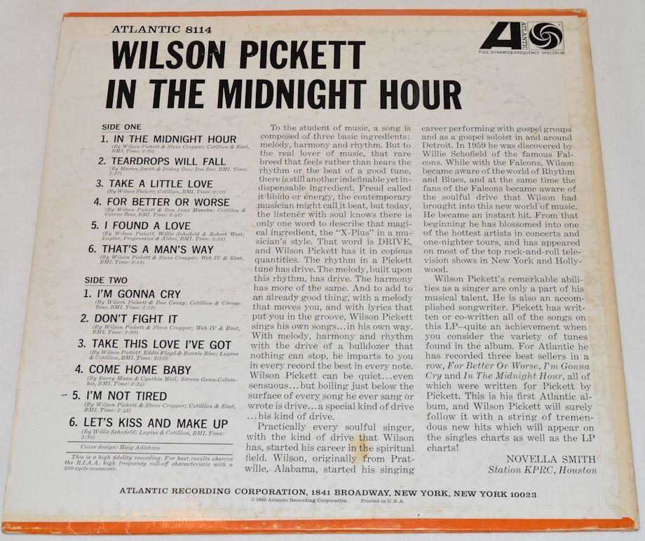 Pickett, Wilson - In The Midnight Hour