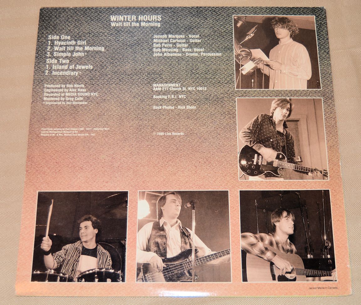 Winter Hours - Wait Till The Morning