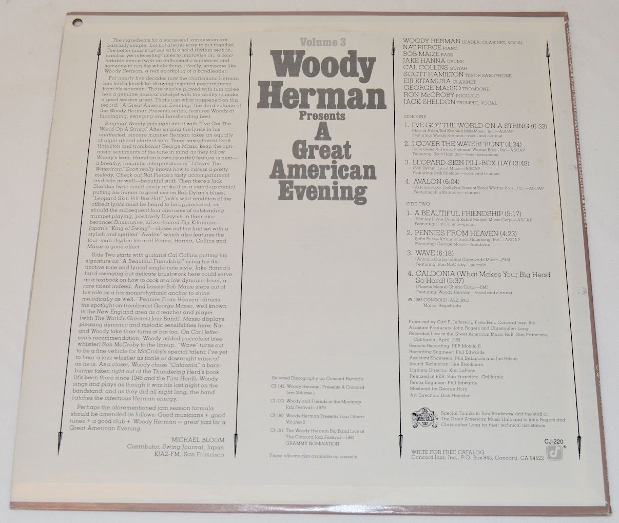 Herman, Woody - Great American Evening
