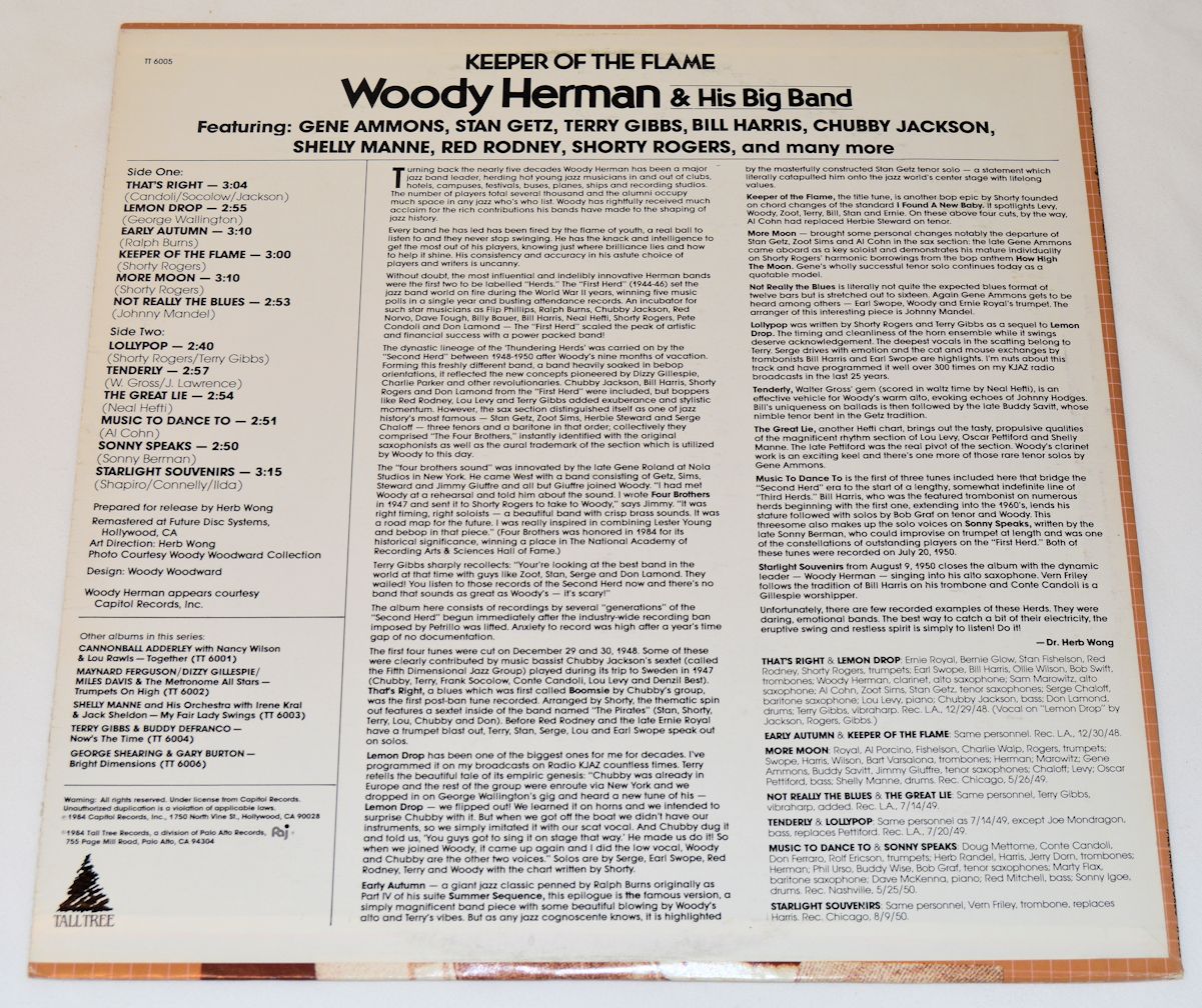 Herman, Woody - Keeper Of The Flame