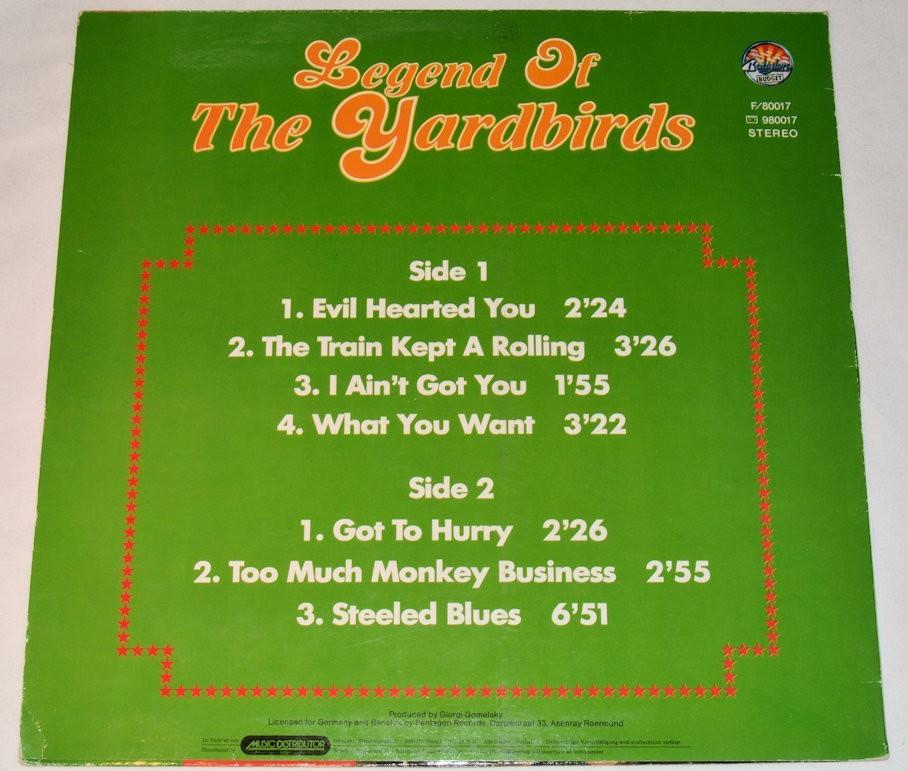 Yardbirds, The - Legend Of Vol. 1