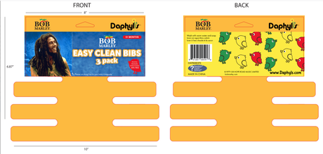 Marley, Bob Officially Licensed Super Sot Bibs 3 Pack