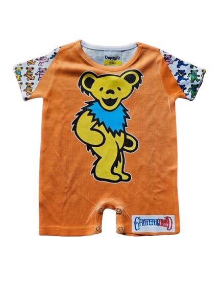 Grateful Dead Dancing Bear Onesie Romper