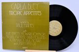 Front cover and record of Carla Bley 'Tropic Appetites' LP in gold sleeve, WATT/1 label