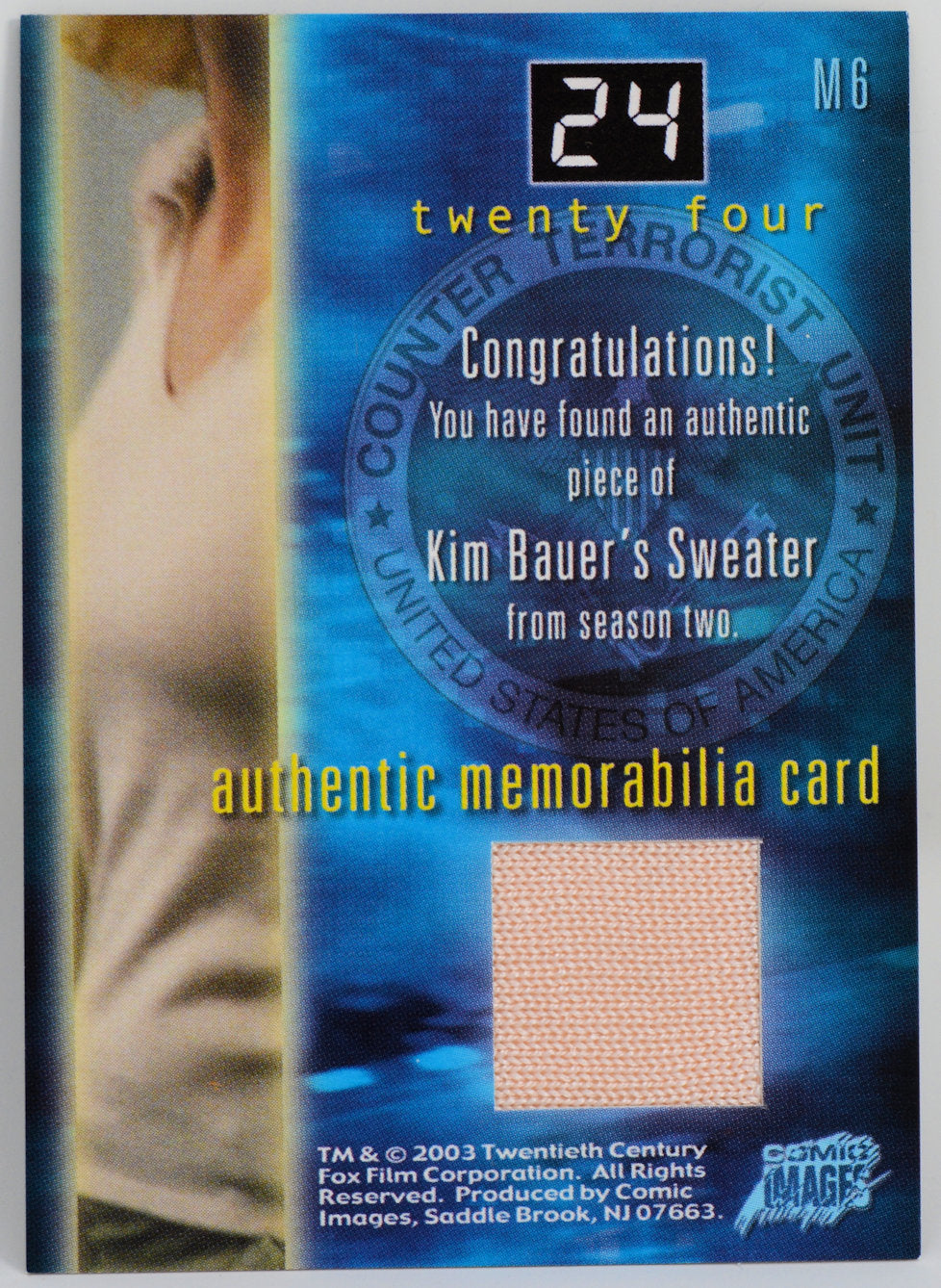 Bauer, Kim - 24 Sweater Memorabilia