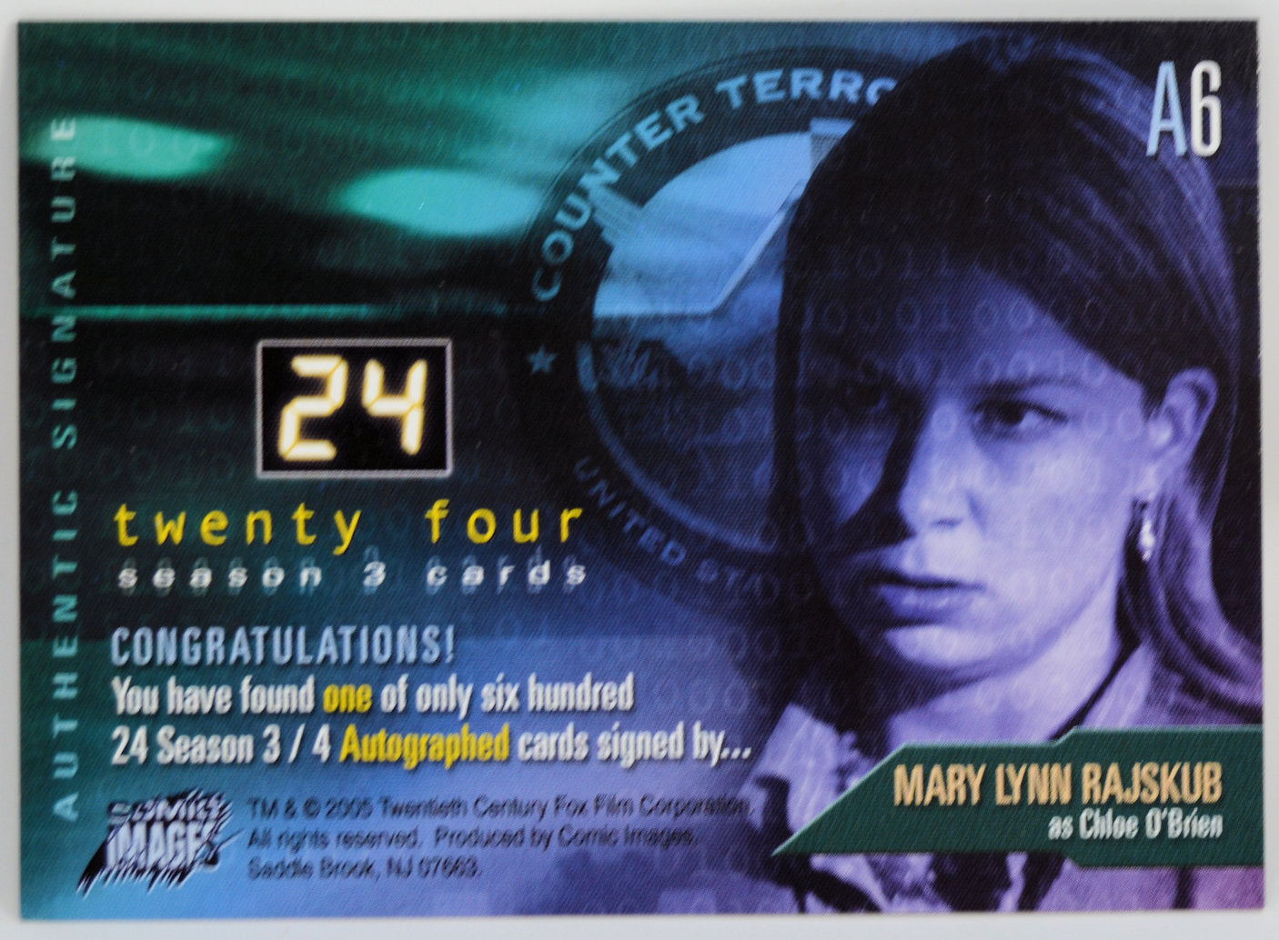 Rajskub, Mary Lynn - 24 Autograph