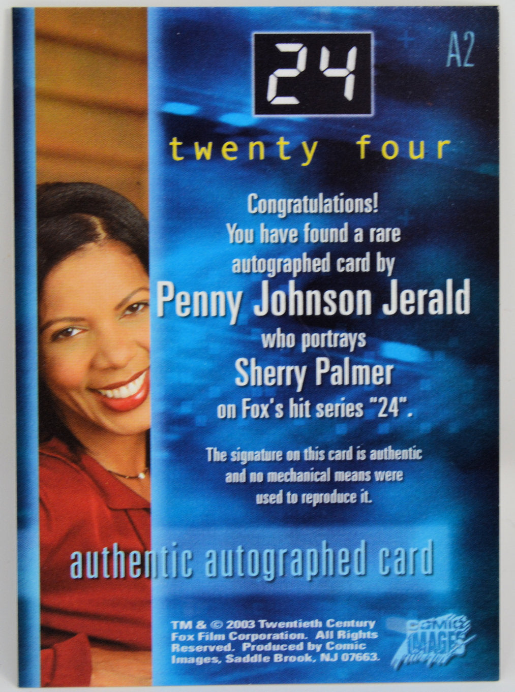 Jerald, Penny Johnson - 24 Autograph