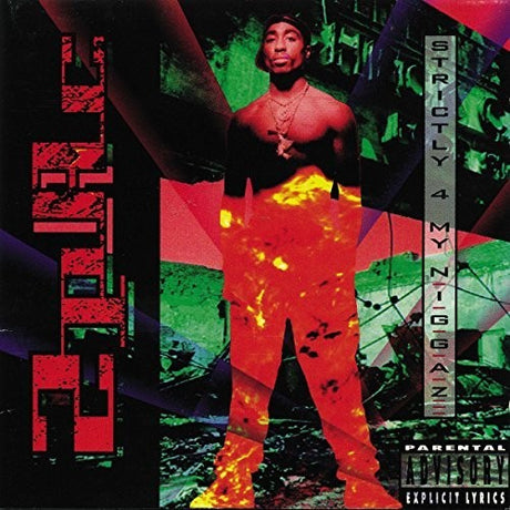 Album cover with a person holding hands with a colorful, abstract design