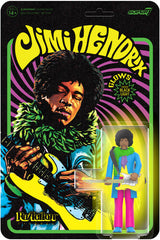 Hendrix, Jimi - Blacklight ReAction Figure