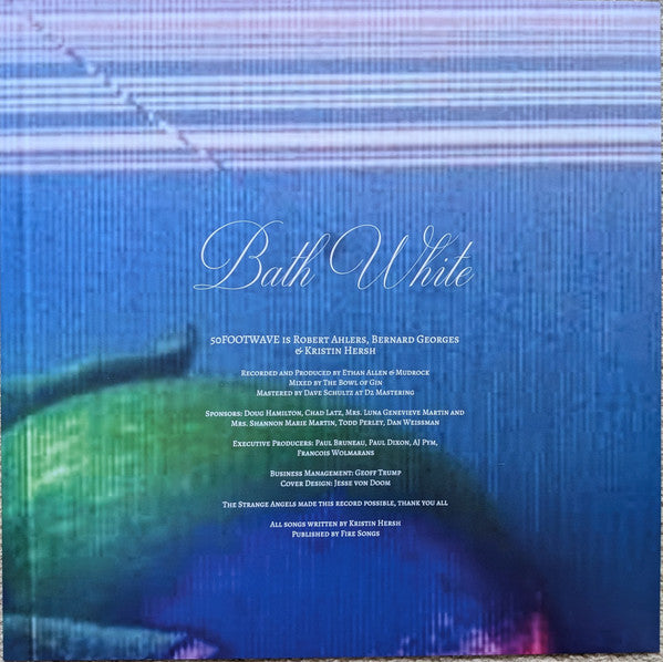 Album cover with text and abstract design