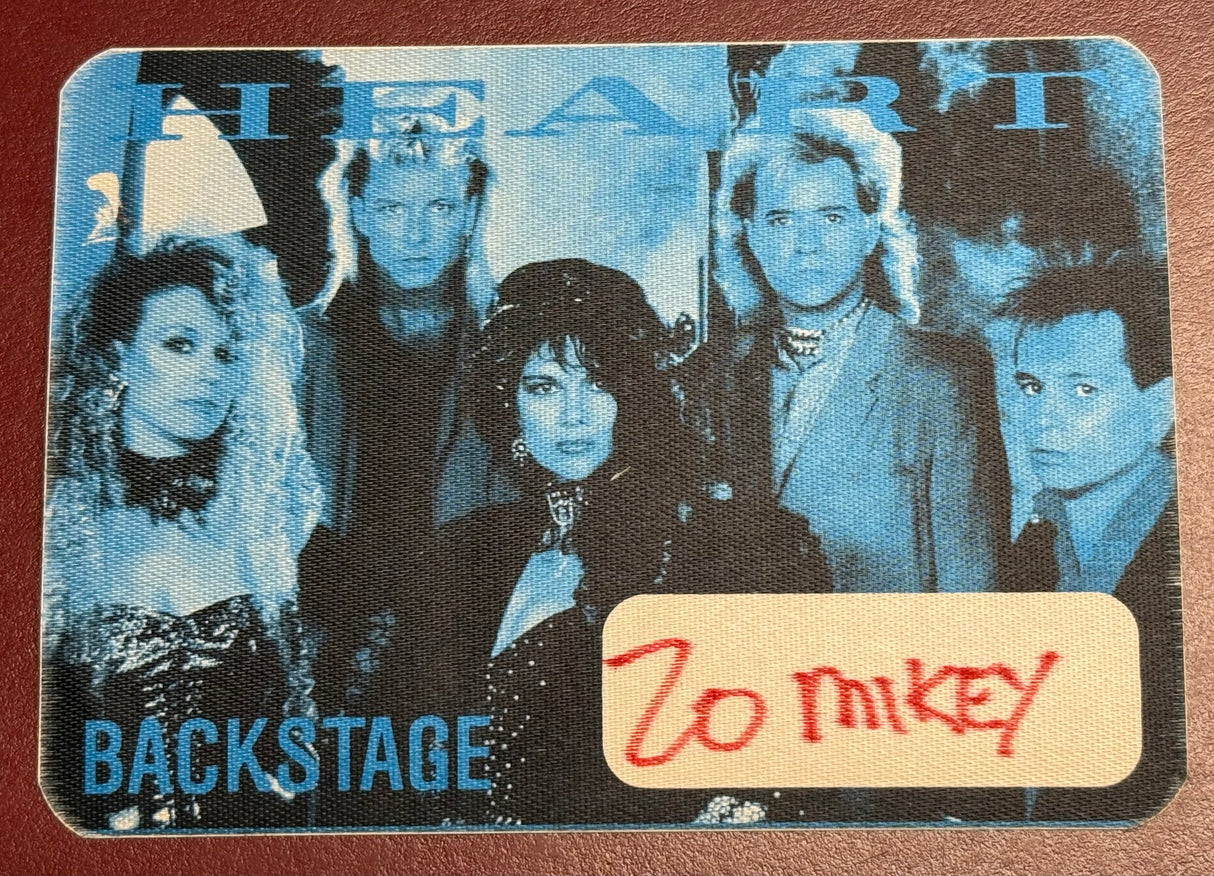 Heart - 1986 Backstage Pass