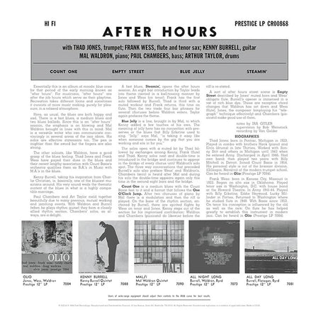 Jones, Thad - After Hours