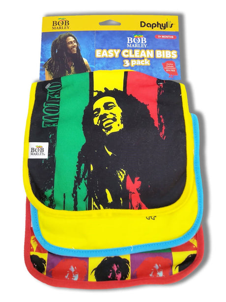 Marley, Bob Officially Licensed Super Sot Bibs 3 Pack
