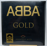 Front cover of ABBA Gold Limited Edition Gold Vinyl Greatest Hits record