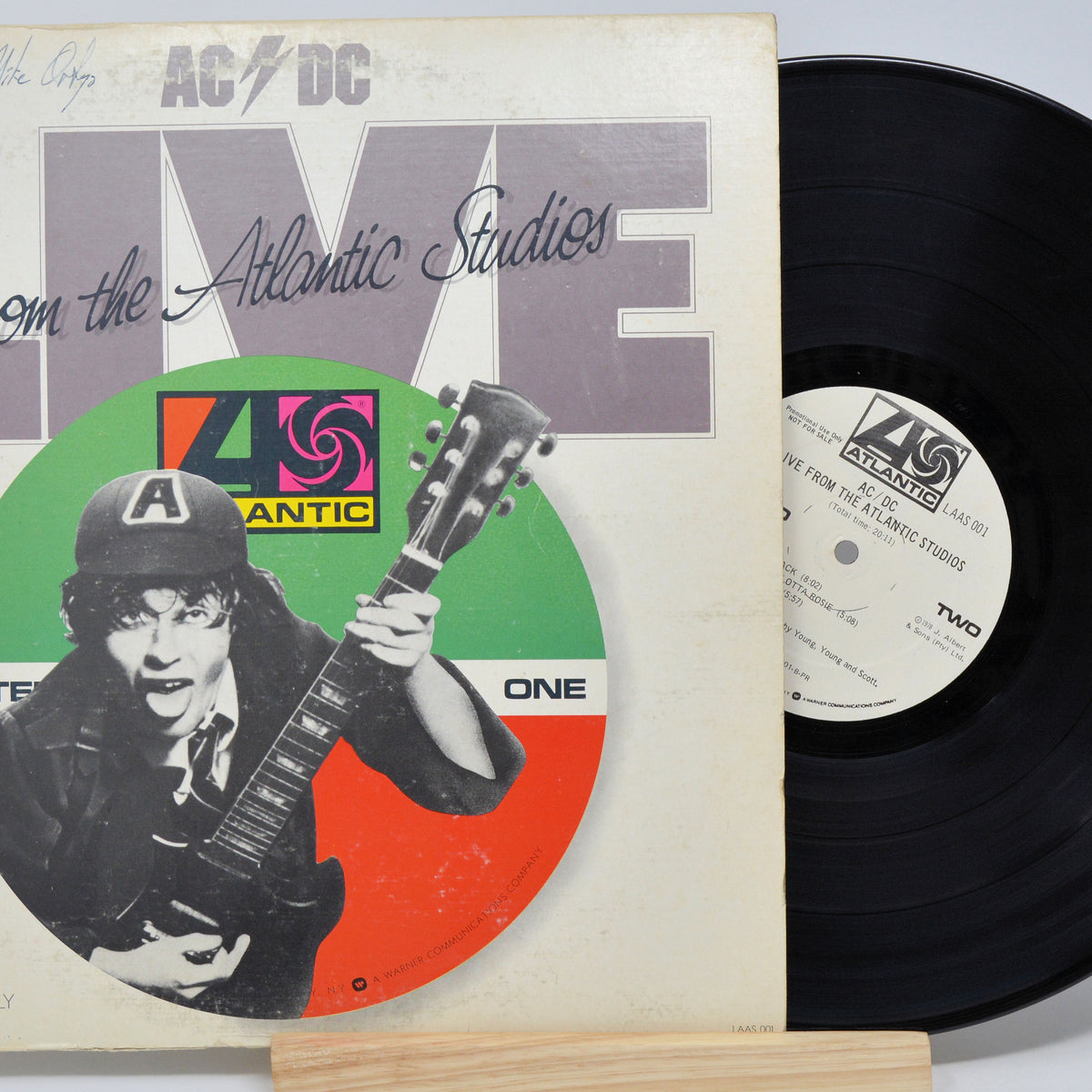 AC/DC - Live From The Atlantic Studios, Vinyl Record Album LP, Promo ...
