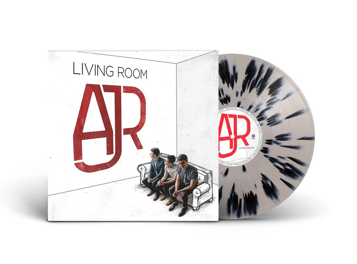 AJR Living Room limited edition splatter vinyl record with illustrated cover art