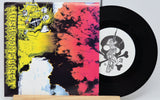 Used vinyl record of The Aborted - Mushroom Sunset with a colorful abstract design on the cover.