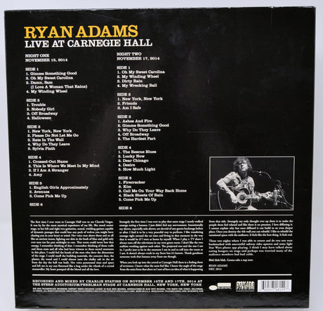 Adams, Ryan - Live At Carnegie Hall