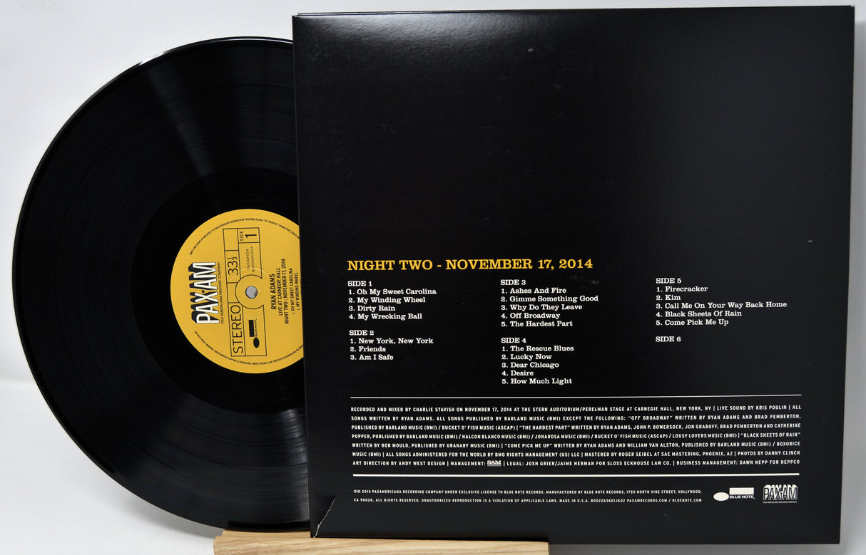 Adams, Ryan - Live At Carnegie Hall