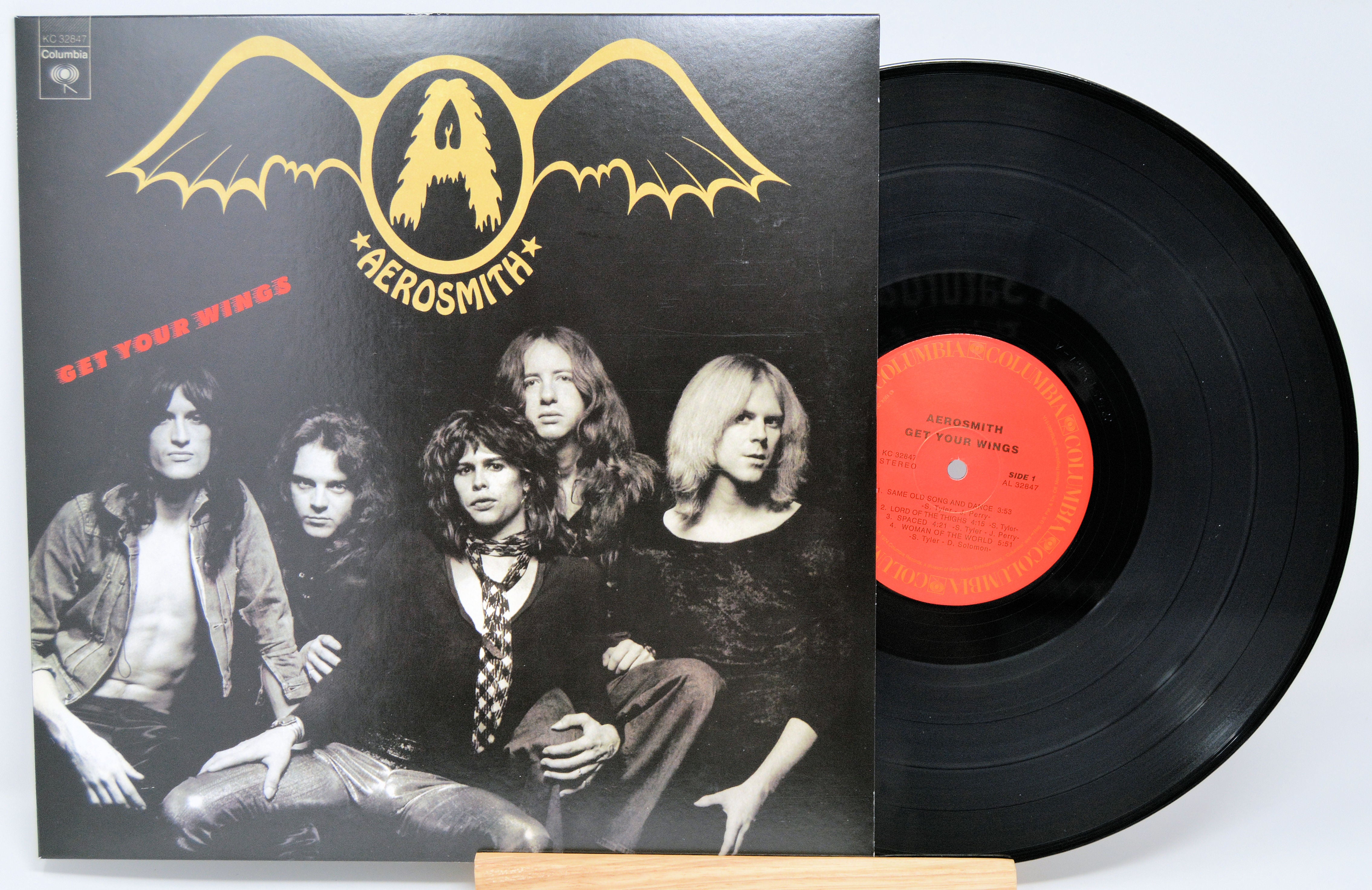Aerosmith, Get Your Wings, Vinyl Record Album LP, Boston, Steven