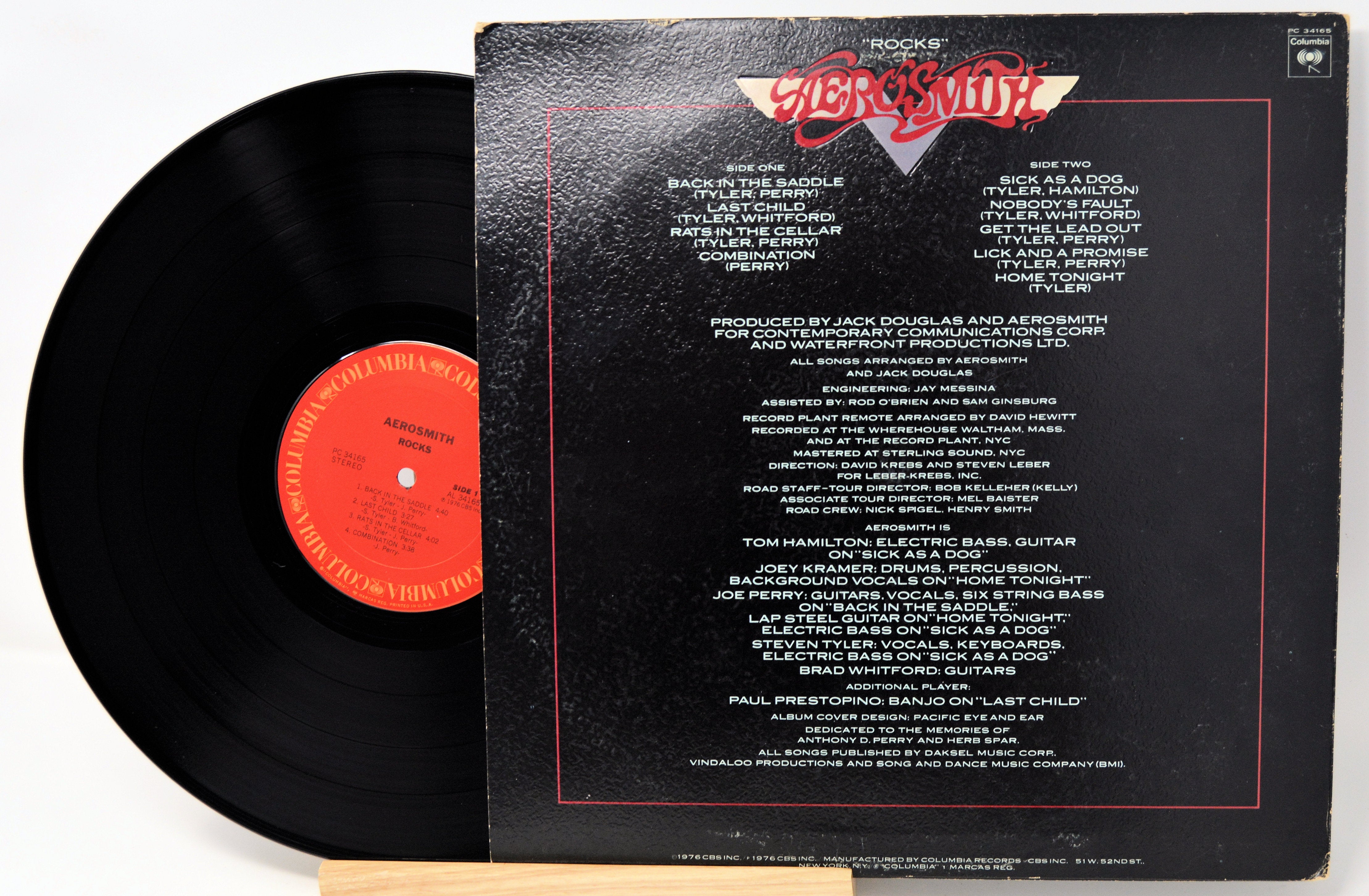 Aerosmith - Rocks, Vinyl Record Album LP, Steven Tyler – Joe's Albums