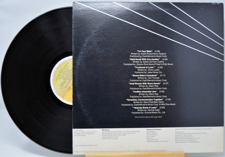 'Albert King, Truckload of Lovin' Vinyl record and back cover with text.