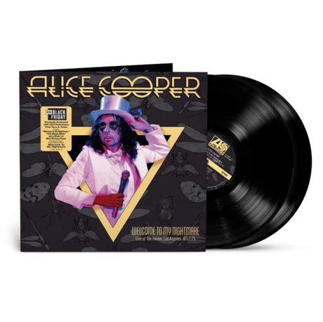 Alice Cooper Welcome to My Nightmare Live at The Forum 1975 vinyl record with album cover
