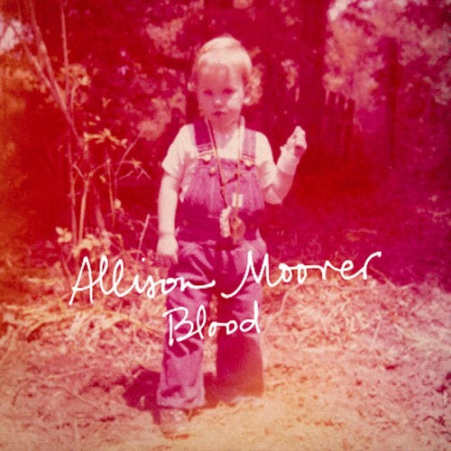 Vintage-style album cover with a child in overalls and the text 'Allison Moorer Blood'.