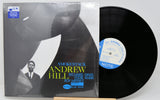 Front cover and vinyl record of Andrew Hill's Smokestack Blue Note 180g reissue with album artwork