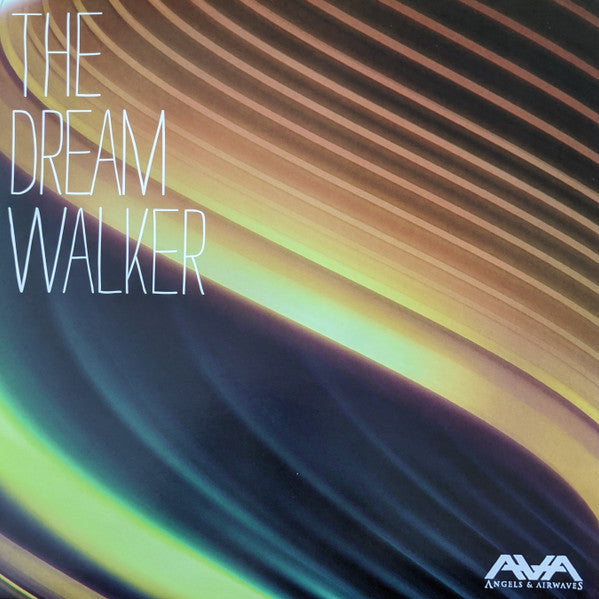 Angels & Airwaves album cover with 'The Dream Walker' text and colorful abstract design