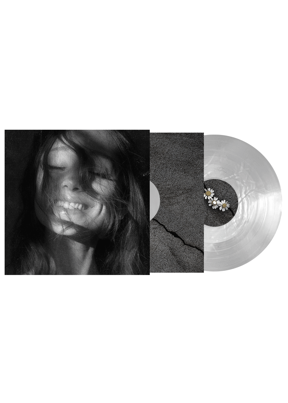 the album cover for Ariana Grande - petal [Translucent Pearly White]