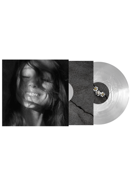 the album cover for Ariana Grande - petal [Translucent Pearly White]