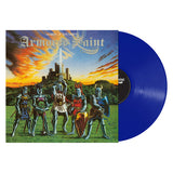 Album cover of 'March of the Saint' by Armored Saint with armored figures and castle in the background.