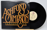 Vinyl record with 'Ashford & Simpson' cover on a white background